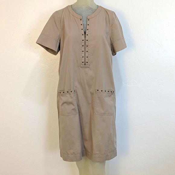 Gerard Darel Dresses & Skirts - Gerard Deral Stylish Tan Dress